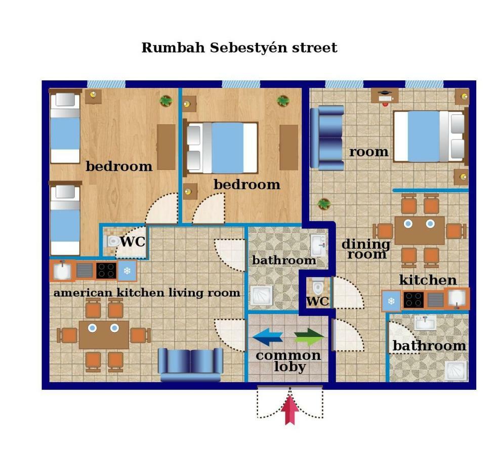 Center Of The Center, The Grand Deluxe Apartment Budapest Ngoại thất bức ảnh